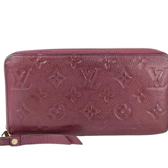 LOUIS VUITTON Accessories - LOUIS VUITTON Zippy Wallet M62214 Raisin (Purple) Monogram Empreinte Women's ...